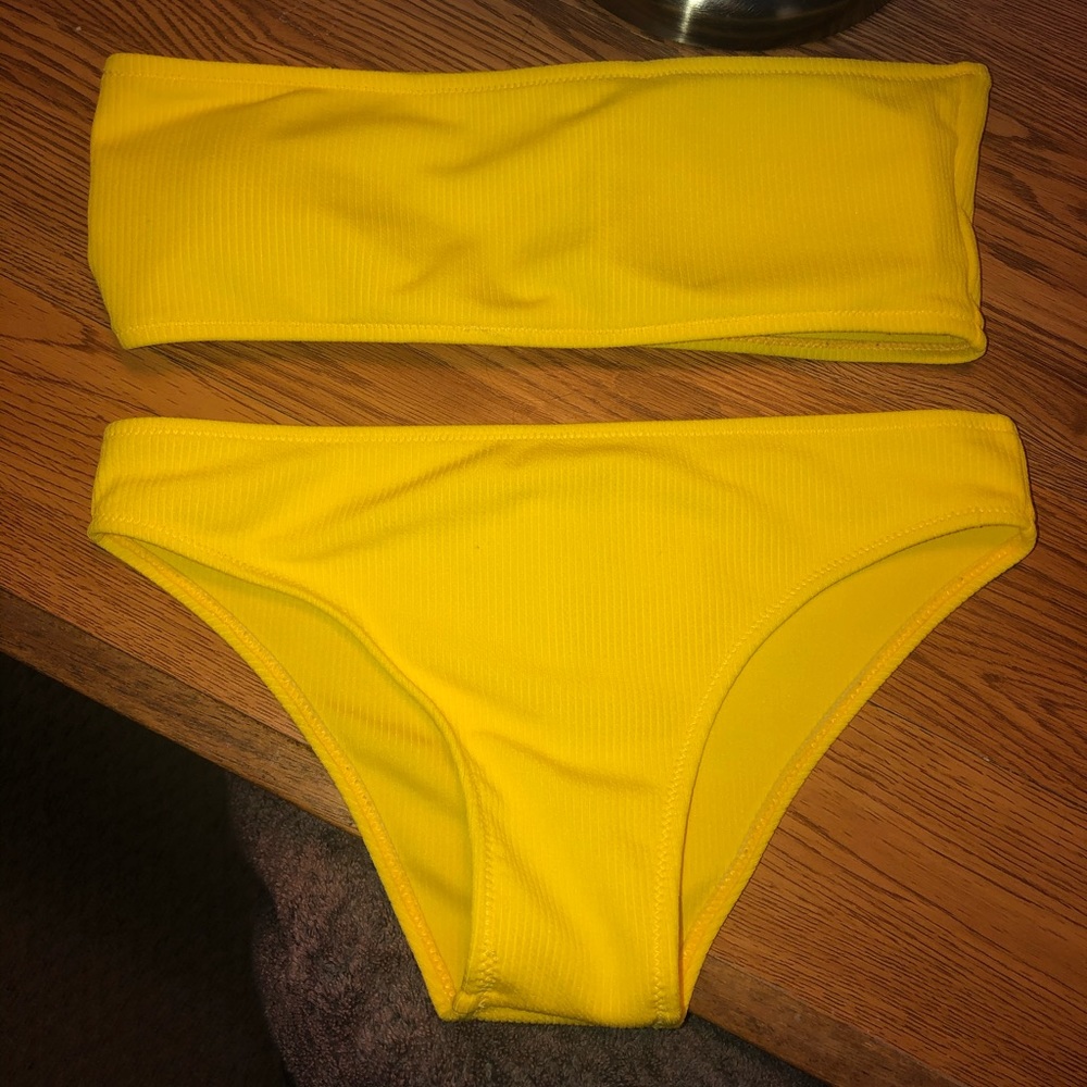 yellow zaful bikini